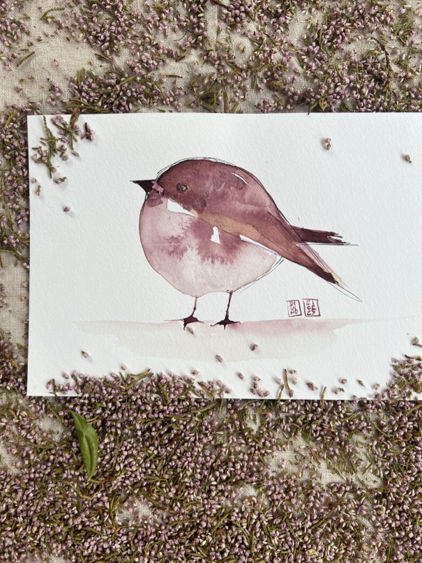 image — aquarelle au vin rouge — Art DiVino, La Londe-les-Maures