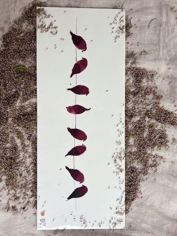 image — aquarelle au vin rouge — Art DiVino, La Londe-les-Maures