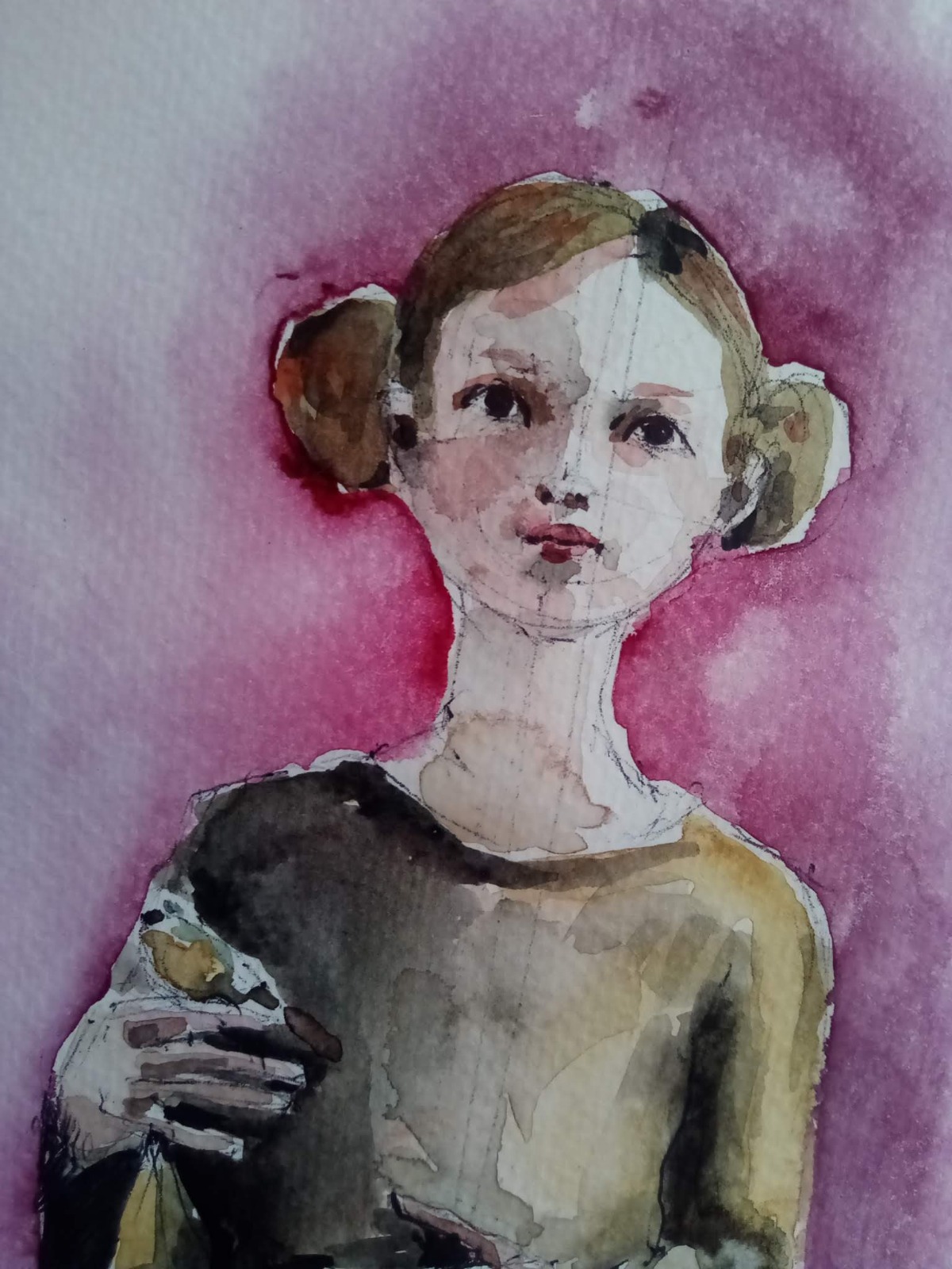 image — aquarelle au vin rouge — Art DiVino, La Londe-les-Maures