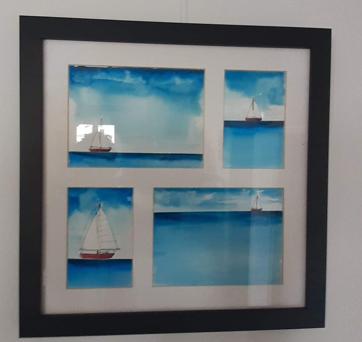 image — aquarelle au vin rouge — Art DiVino, La Londe-les-Maures