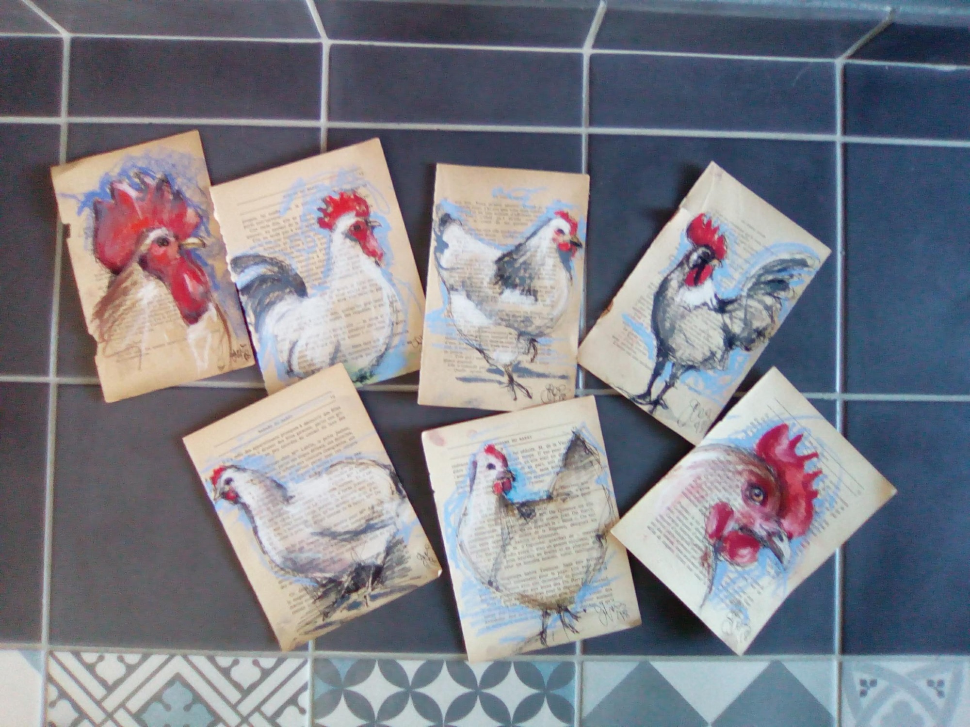 image — aquarelle au vin rouge — Art DiVino, La Londe-les-Maures