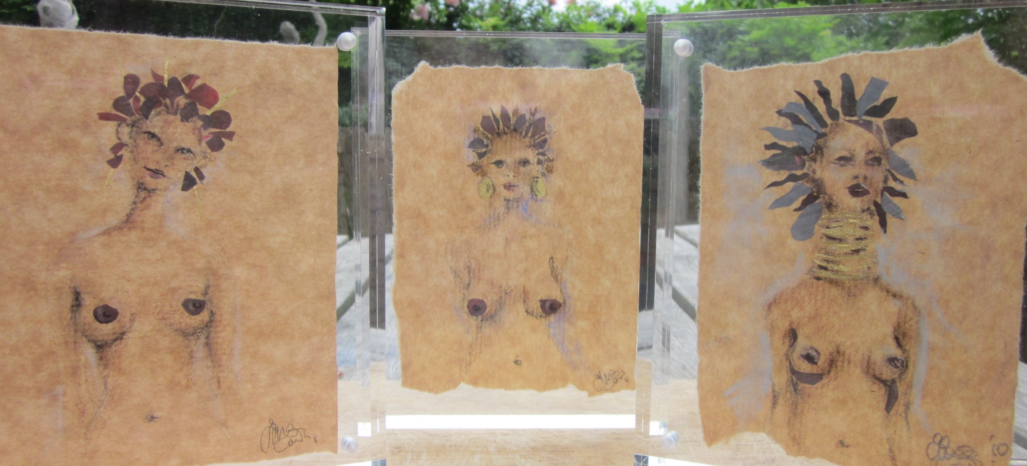 image — aquarelle au vin rouge — Art DiVino, La Londe-les-Maures