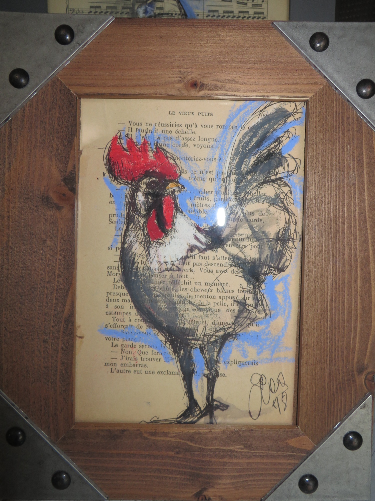 image — aquarelle au vin rouge — Art DiVino, La Londe-les-Maures