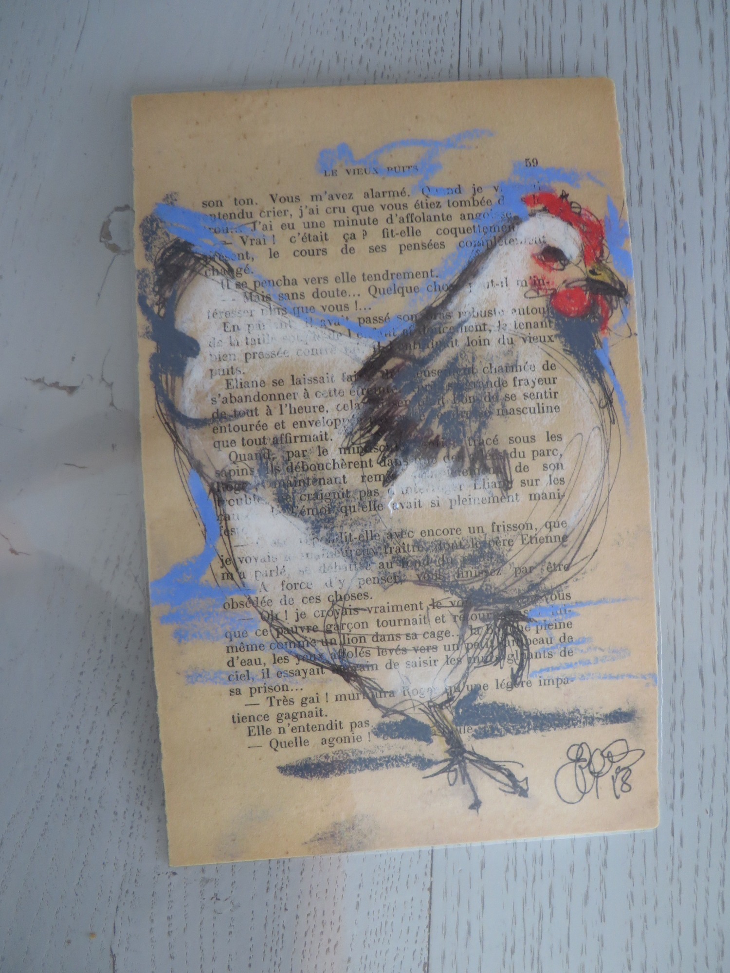 image — aquarelle au vin rouge — Art DiVino, La Londe-les-Maures