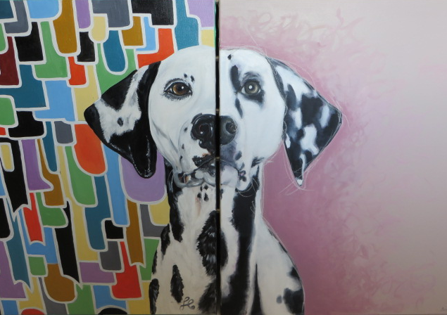 image — aquarelle au vin rouge — Art DiVino, La Londe-les-Maures